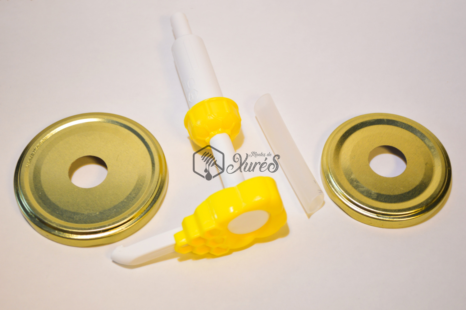 Dosificador dispensador de miel de cristal 300 ml luka 1.45 euros